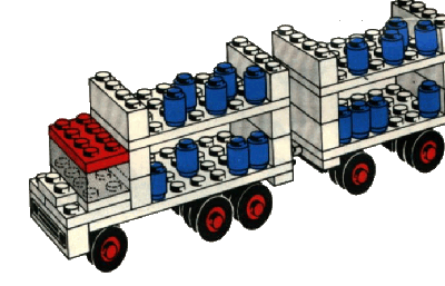 Legoauto in Fahrt