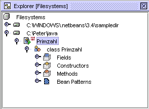Explorer-Fenster mit Anzeige von Primzahl